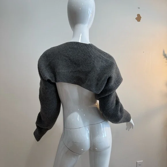 Frankie Shop Shrug Cardigan Bolero Sweater - Picture 7 of 12